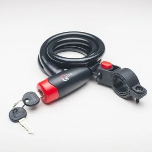 Antivol Qloc Spirale à Clé Ø15 - 1500MM 4 Antivol Qloc Spirale à Clé Ø15 - 1500MM – Image 2