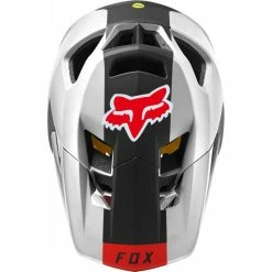 Casque Fox Proframe BLOCKED Black White 10 Casque Fox Proframe BLOCKED Black White -Vtt-Bmx Soldes casque fox proframe blocked black white 3