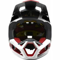 Casque Fox Proframe BLOCKED Black White 11 Casque Fox Proframe BLOCKED Black White -Vtt-Bmx Soldes casque fox proframe blocked black white 4