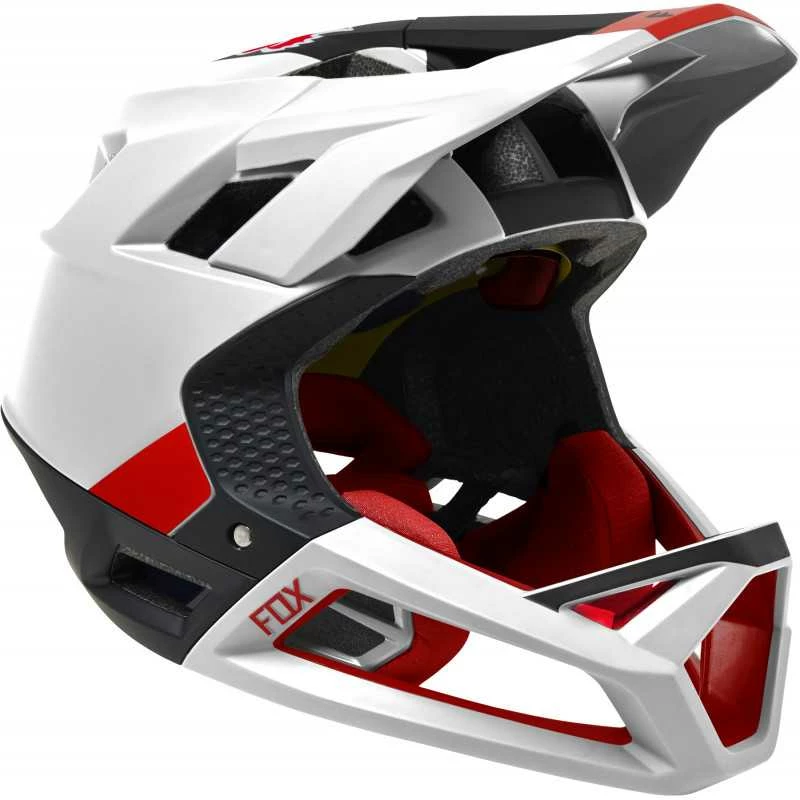 Casque Fox Proframe BLOCKED Black White 2 Casque Fox Proframe BLOCKED Black White