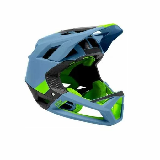 Casque Fox Proframe BLOCKED Dusty Blue 6 Casque Fox Proframe BLOCKED Dusty Blue -Vtt-Bmx Soldes casque fox proframe blocked dusty blue