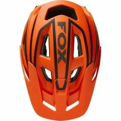 Casque Fox Speedframe Pro DVIDE Orange Fluo -Vtt-Bmx Soldes casque fox speedframe pro dvide orange fluo 2