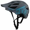 Casque VTT Troy Lee Designs A1 Drone Gris Bleu -Vtt-Bmx Soldes casque vtt troy lee designs a1 drone gris bleu