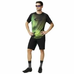 Maillot Oakley MTB Tech Aurora Borealis Manche Courte -Vtt-Bmx Soldes maillot oakley mtb tech aurora borealis manche courte 3