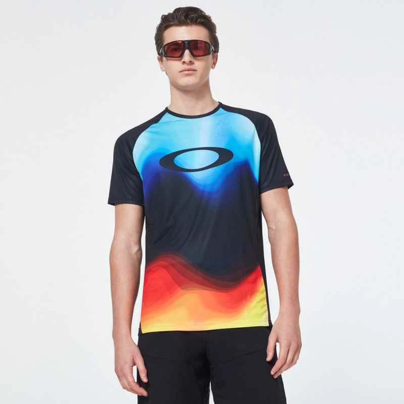 Maillot Oakley MTB Tech Manches Courtes Multicolor 3 Maillot Oakley MTB Tech Manches Courtes Multicolor